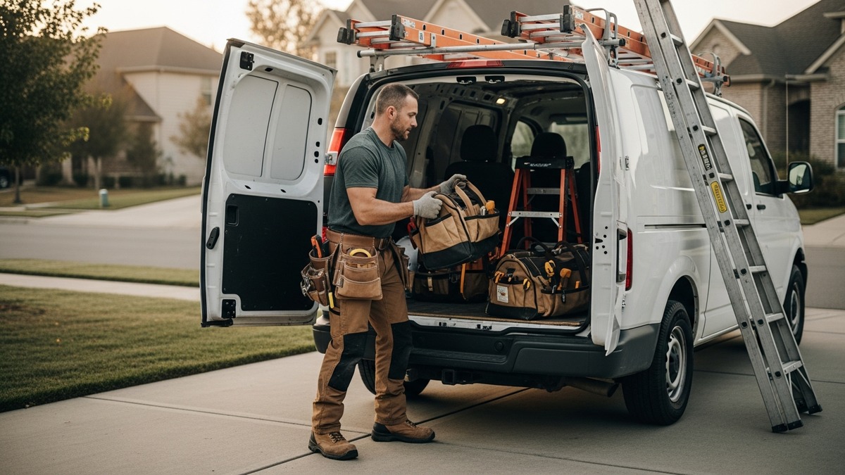 New contractor managing first-year funding and cash flow at a job site
